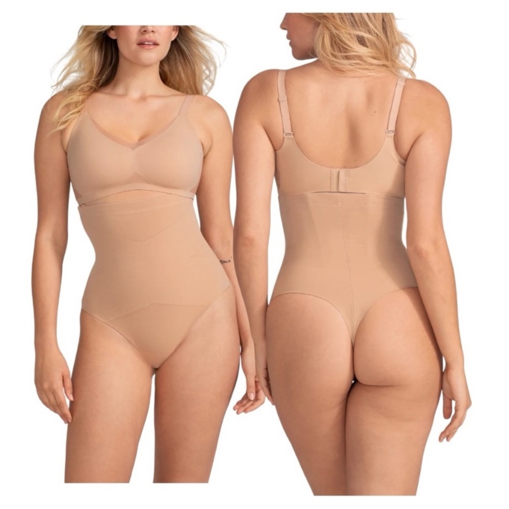 HoneyLove SuperPower Thong nude shaper tummy control size 1X New no tags